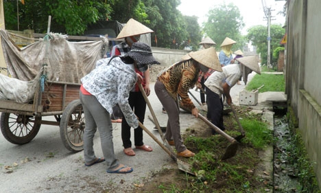 Phụ nữ Tiên Du góp sức xây dựng Nông thôn mới