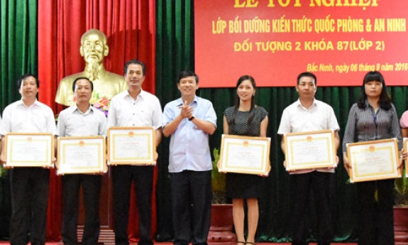 Bồi dưỡng kiến thức quốc phòng và an ninh đối tượng 2