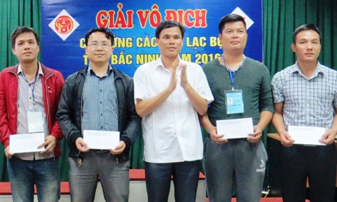 Yên Phong Nhất đồng đội giải Vô địch Cờ tướng các Câu lạc bộ tỉnh 