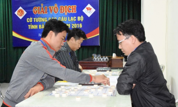 Giải Vô địch Cờ tướng các Câu lạc bộ tỉnh năm 2016 