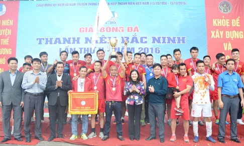 Bế mạc và trao giải Bóng đá “Thanh niên Bắc Ninh lần thứ II-Năm 2016”