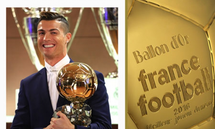 C.Ronaldo chính thức giành Quả bóng vàng 2016