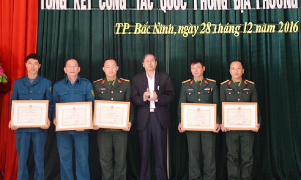Thành phố Bắc Ninh tổng kết công tác quốc phòng địa phương năm 2016