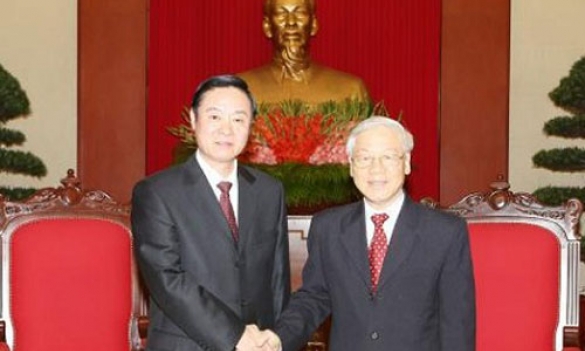 Tổng Bí thư tiếp Đoàn đại biểu Đảng Cộng sản Trung Quốc