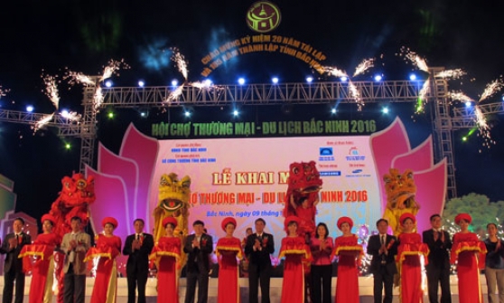 Khai mạc Hội chợ Thương mại Du lịch Bắc Ninh 2016