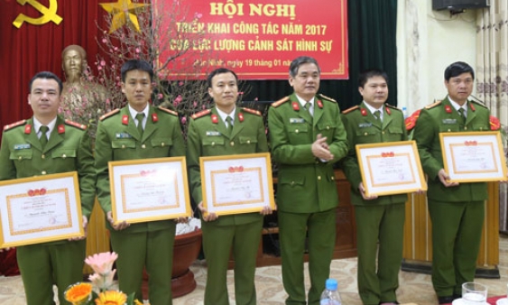 Lực lượng Cảnh sát Hình sự triển khai nhiệm vụ năm 2017