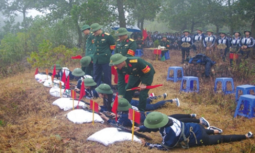Kiểm tra bắn đạn thật đối với các trường THPT