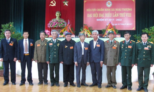 Đại hội Đại biểu Hội cựu chiến binh xã Hoài Thượng nhiệm kỳ 2017-2022