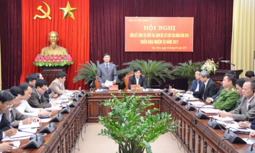 Tổng kết công tác kiểm tra, giám sát, kỷ luật của Đảng năm 2016