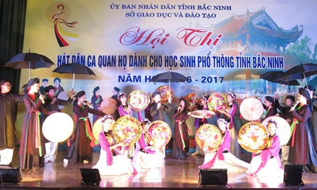 Hội thi “Hát dân ca Quan họ dành cho học sinh phổ thông tỉnh Bắc Ninh” 