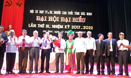 Đại hội Hội Xe đạp thể thao du lịch Người Cao tuổi tỉnh Bắc Ninh