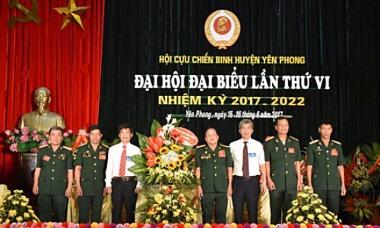 Đại hội Hội Cựu chiến binh huyện Yên Phong lần thứ VI