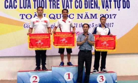 Đoàn Bắc Ninh xếp thứ Nhì toàn đoàn (nội dung vật cổ điển) tại giải vô địch vật các lứa tuổi trẻ, vật cổ điển, vật tự do toàn quốc 