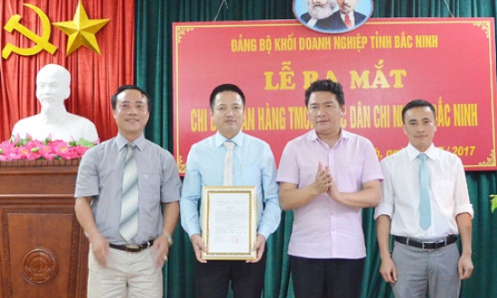 Thành lập Chi bộ Ngân hàng TMCP Quốc dân chi nhánh Bắc Ninh