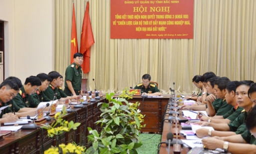 Tổng kết Nghị quyết Trung ương 3 (khóa VIII) về “Chiến lược cán bộ thời kỳ đẩy mạnh công nghiệp hóa, hiện đại hóa đất nước”