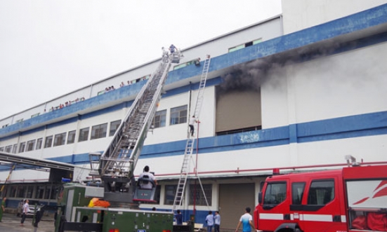 Cứu và hướng dẫn thoát nạn an toàn cho hơn 250 công nhân trong vụ cháy tại Công ty TNHH Seiyo Việt Nam