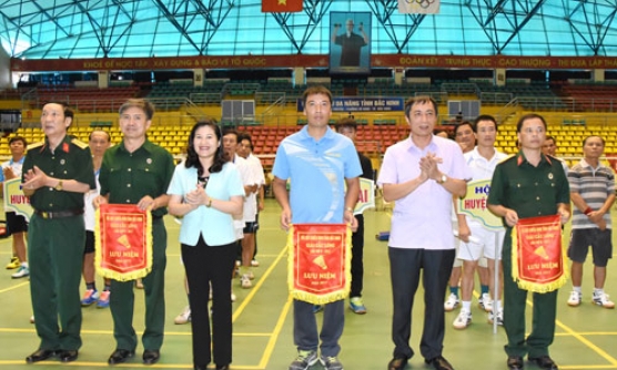 Giải cầu lông Hội Cựu chiến binh tỉnh lần thứ V- năm 2017