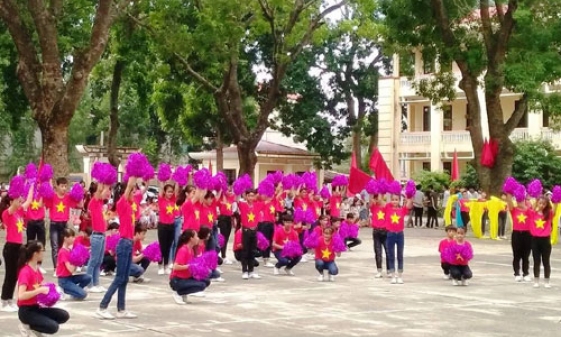 Xã Nhân Thắng (Gia Bình) Khai mạc Đại hội TDTT lần thứ VIII