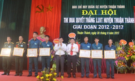 Đại hội Thi đua Quyết thắng lực lượng vũ trang huyện Thuận Thành