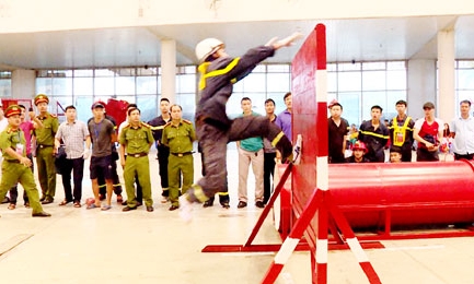 Bắc Ninh giành giải Nhất toàn đoàn tại Hội thi thể thao nghiệp vụ cứu nạn, cứu hộ lần thứ I năm 2017	