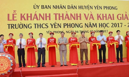 Trường THCS Yên Phong khánh thành và khai giảng năm học 2017-2018