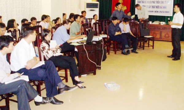 Lao động sáng tạo để nâng cao chất lượng dịch vụ nước sạch