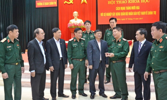 Hội thảo Cách mạng Tháng Mười Nga với sự nghiệp xây dựng Quân đội nhân dân Việt Nam về chính trị