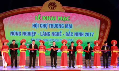 Khai mạc Hội chợ thương mại, nông nghiệp, làng nghề Bắc Ninh  2017
