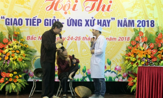 Bệnh viện Đa khoa tỉnh: Hội thi “Giao tiếp giỏi - Ứng xử hay” năm 2018