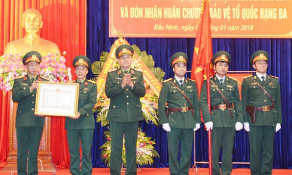 Tổng kết công tác quốc phòng địa phương năm 2017 và đón nhận Huân chương Bảo vệ Tổ quốc hạng Ba