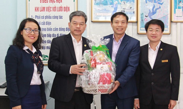 Tổng Công ty Điện lực miền Bắc chúc Tết khách hàng lớn tại Bắc Ninh