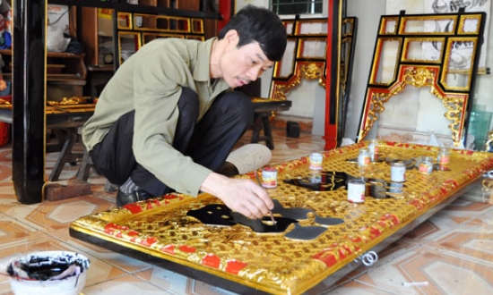 Làng nghề gỗ Bình Cầu “tăng tốc” đón Tết