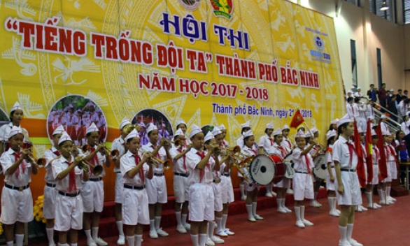 “Tiếng trống đội ta”- sân chơi bổ ích cho học sinh Trung học