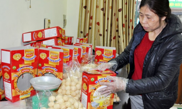 Thị Cầu vào mùa bánh Tết