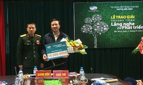 Viettel Bắc Ninh Ninh trao giải chương trình "Lắng nghe để phát triển"
