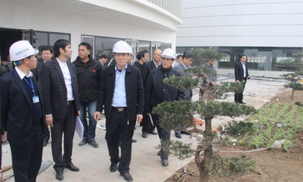 Kiểm tra tiến độ xây dựng Cung Quy hoạch -  Kiến trúc Bắc Ninh