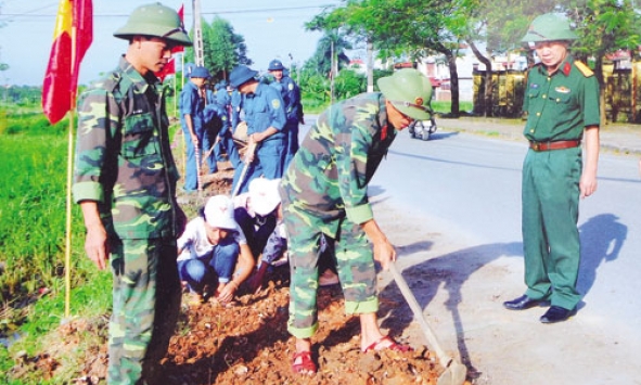 Xây dựng Đảng bộ trong sạch vững mạnh, lãnh đạo hoàn thành xuất sắc nhiệm vụ quốc phòng - quân sự địa phương