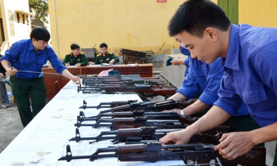 Kiểm tra phân cấp chất lượng vũ khí tại Ban CHQS huyện Gia Bình