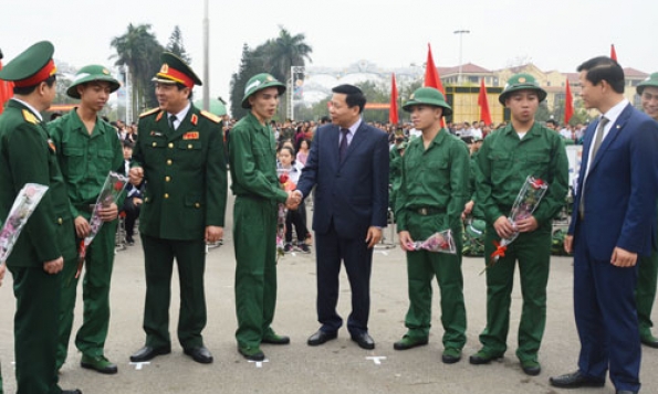 Ngày hội tòng quân trang trọng, an toàn, giao đủ chỉ tiêu