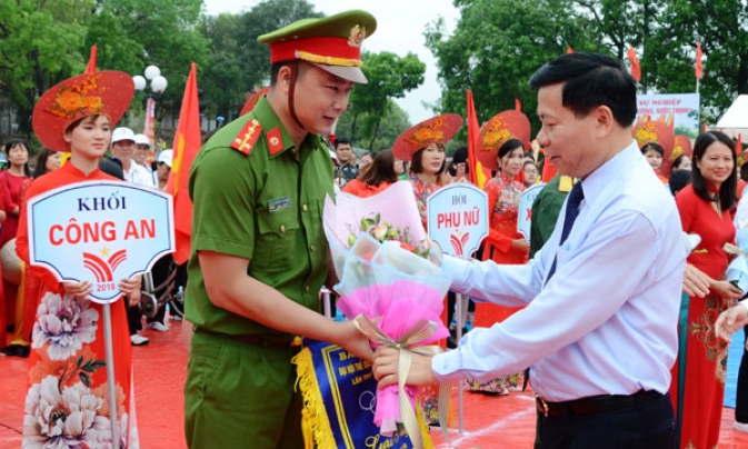 Tiên Du khai mạc Đại hội TDTT huyện lần thứ VIII