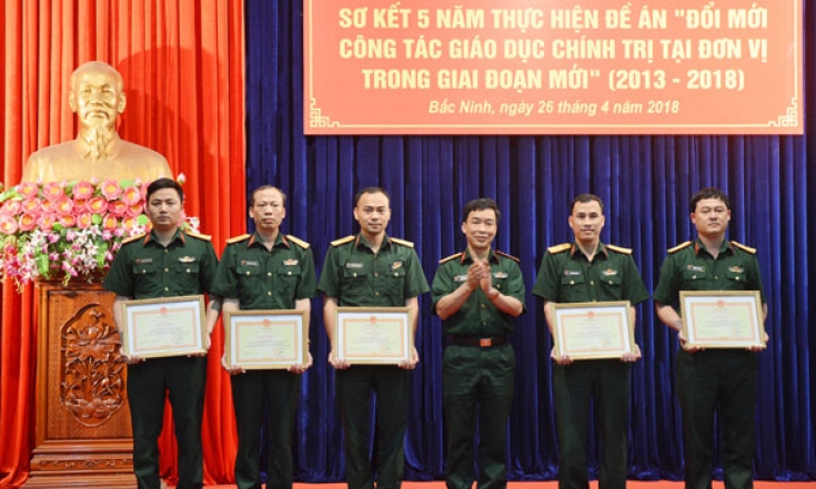 Sơ kết 5 năm thực hiện Đề án “Đổi mới công tác giáo dục chính trị tại đơn vị trong giai đoạn mới”