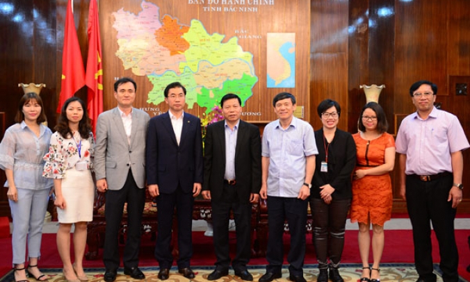 Bí thư Tỉnh ủy Nguyễn Nhân Chiến tiếp doanh nghiệp Hàn Quốc