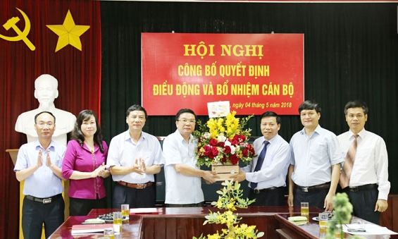 Ủy ban Kiểm tra Tỉnh ủy công bố Quyết định điều động và bổ nhiệm cán bộ