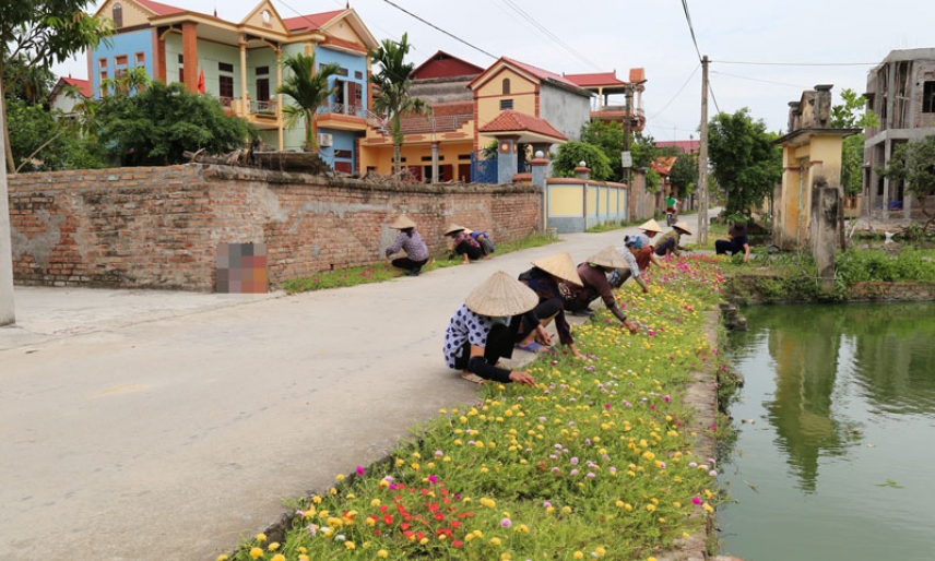 Phụ nữ Quỳnh Phú thi đua yêu nước