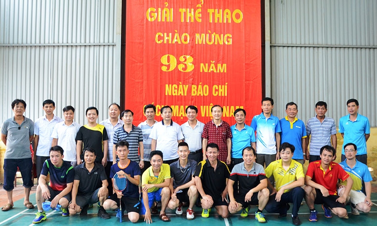 Giải thể thao chào mừng 93 năm Ngày Báo chí Cách mạng Việt Nam