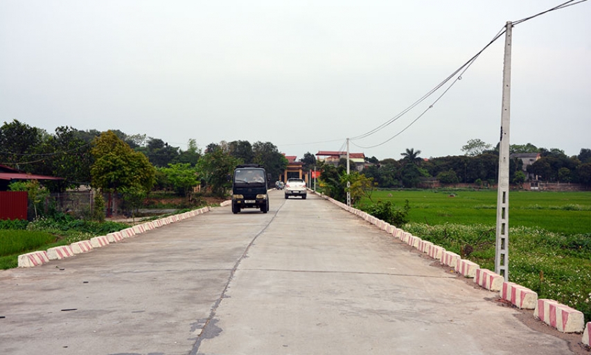 Đảng bộ xã Giang Sơn lãnh đạo xây dựng  nông thôn mới
