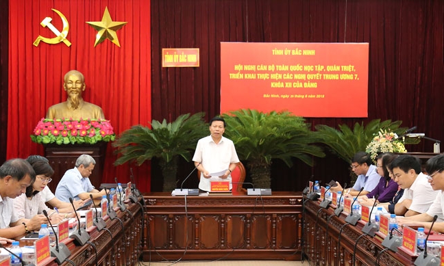 Thảo luận, đóng góp ý kiến Dự thảo Chương trình hành động thực hiện các Nghị quyết Trung ương 7, khóa XII của Đảng