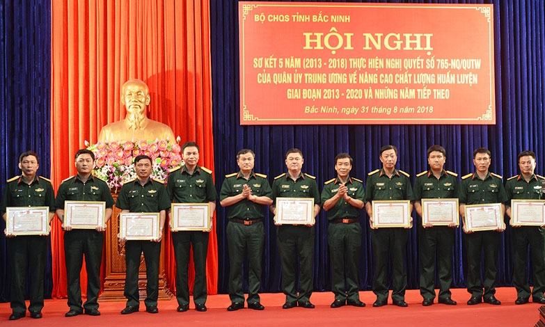 Sơ kết 5 năm thực hiện Nghị quyết số 765 về nâng cao chất lượng huấn luyện