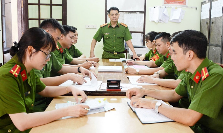 Giữ vững an ninh trật tự  phường trung tâm
