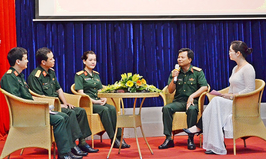 Học và làm theo Bác thực hiện thắng lợi  nhiệm vụ quốc phòng, quân sự địa phương